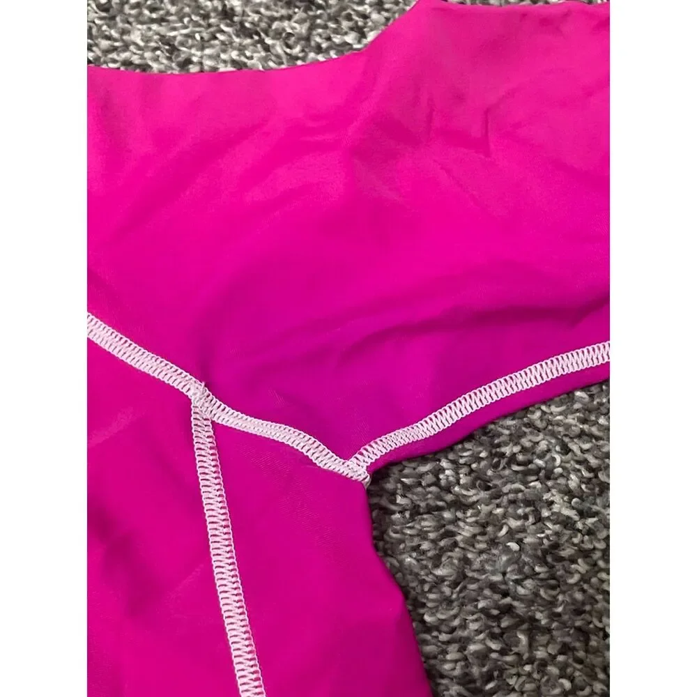 Costalista pink Illinois Turtle long sleeve protective swim shirt / rash guard M